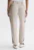 Petite Tapered Combat Trousers in Stone