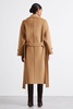 Atelier Blindseam Wool and Cashmere Coat in Camel