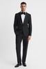 Shawl Lapel Modern Fit Single Breasted Tuxedo Jacket in Black