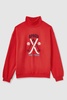 The Upside Organic-Cotton Après-Ski Sweatshirt in Red