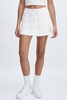 Twill Skort in White