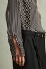 Addison Black Striped Cowl Neck Top