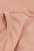 Cotton Crew Neck T-Shirt in Dusty Pink