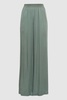 Petite Wide Leg Elasticated Waist Trousers in Sage