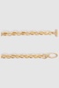 Oval Metal Chain Belt in Gold