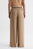 Wide Leg Elasticated Trousers in Camel