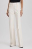 High Rise Flared Trousers in Cream