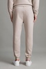 Interlock Jersey Drawstring Joggers in Oatmeal