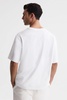 Oversized Garment Dye T-Shirt in White