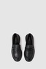 Leather Chunky Cleated Loafers in Black