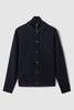 Hybrid Funnel Neck Jacket in Navy