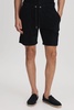 Towelling Drawstring Shorts in Navy