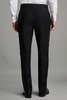 Satin Trim Modern Fit Tuxedo Trousers in Black