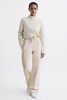 Wide Leg Trousers in Cream