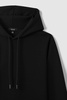 Interlock Jersey Hoodie in Black