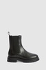 Leather Chelsea Boots in Black