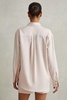 Lyocell Button Through Shirt in Nude