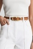 Horseshoe Belt in Tan