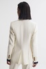 Tailored Single Breasted Blazer in Cream