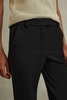 Slim Fit Tailored Trousers in Black