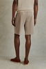 Elasticated Plisse Shorts in Champagne