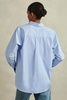 Cotton Poplin Shirt in Blue