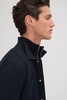 Hybrid Funnel Neck Jacket in Navy