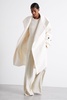 Atelier Blindseam Wool and Cashmere Coat in Cream