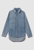 Relaxed Denim Shirt in Mid Blue