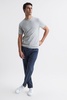 Crew Neck T-shirt in Grey Marl