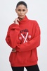 The Upside Organic-Cotton Après-Ski Sweatshirt in Red