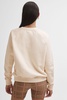 The Upside Relaxed Cotton Crew Neck Sweatshirt in Cream