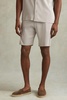 Ribbed Elasticated Waist Shorts in Silver