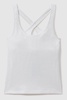 The Upside Shelf Bra Sports Vest in White