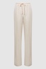 Wide Leg Trousers in Cream