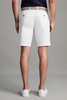 Modern Fit Cotton Blend Chino Shorts in White