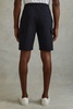 Interlock Jersey Drawstring Shorts in Navy Blue