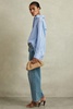 Cotton Poplin Shirt in Blue