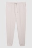 Interlock Drawstring Motif Joggers in Off White