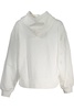 Elegant White Brushed Cotton Hoodie