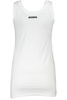 Cavalli Class Elegant White Cotton Tank Top with Logo Print