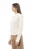 Alpha studio White Wool Sweater