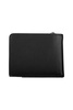 Sleek Black RFID-Secure Wallet with Coin Purse