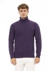 Alpha studio Purple Merino Wool Sweater