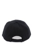 Black Baseball Cap with Contrasting Logo Embroidery in Cotton Woman