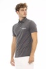 Baldinini trend Gray Cotton Polo Shirt