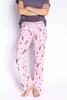 woof for love pajama pant in blush