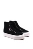 women's 2708 high top sneakers in black