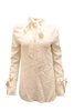 costello blouse in white viscose