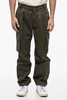 cotton cargo pants with golden button